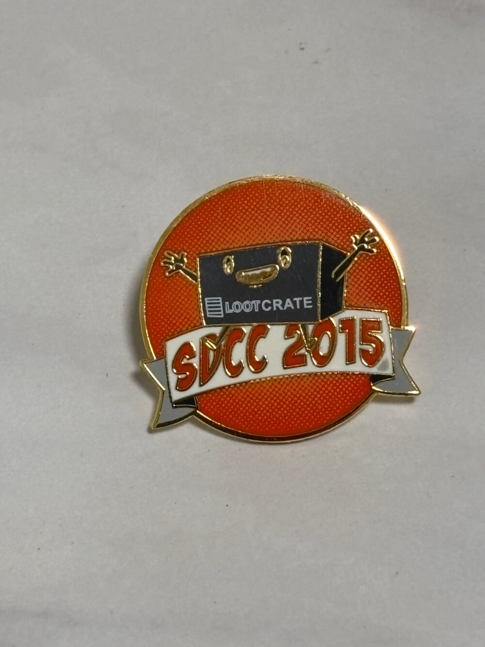 SDCC 2015 Loot Crate Exclusive Pin New San Diego Comic Con